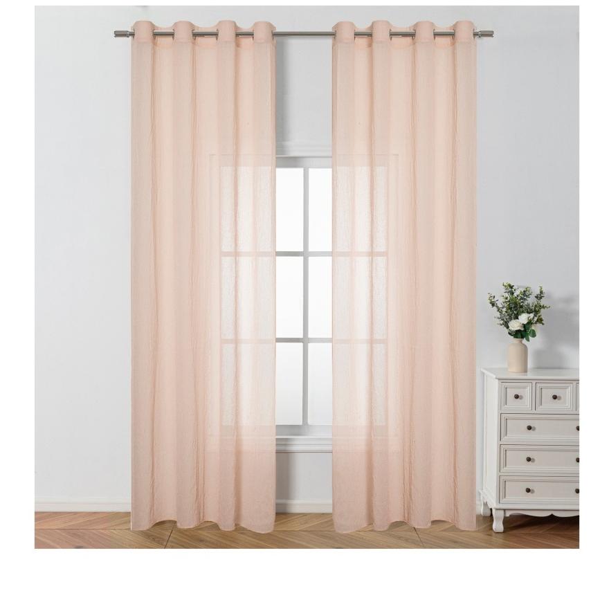 PLUSHOME Cortina Visollo Cocina Salon Dormitorio para Ventana con medidad 140 * 260  para hogar Cocina Decoracion.