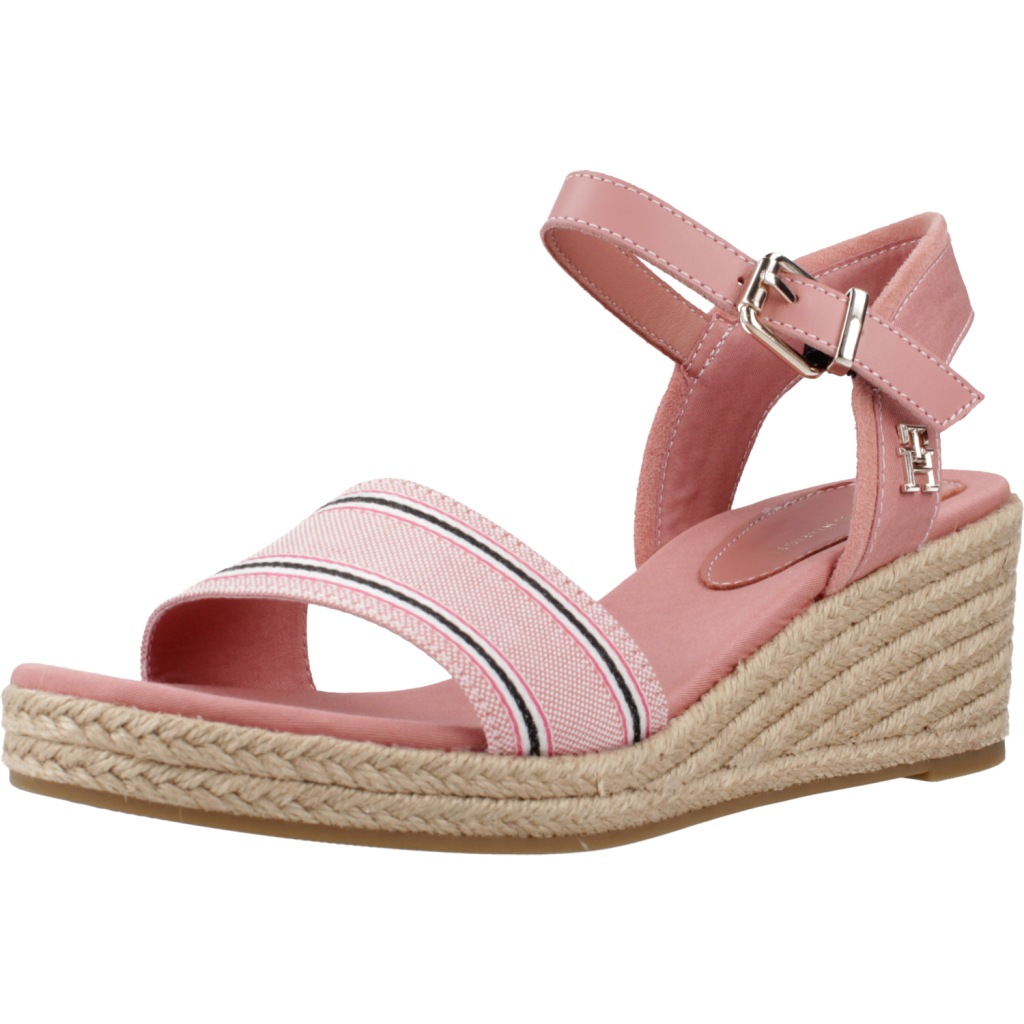 Sandalias Mujer Marca Tommy Hilfiger Modelo Shirting Wedge Sandal