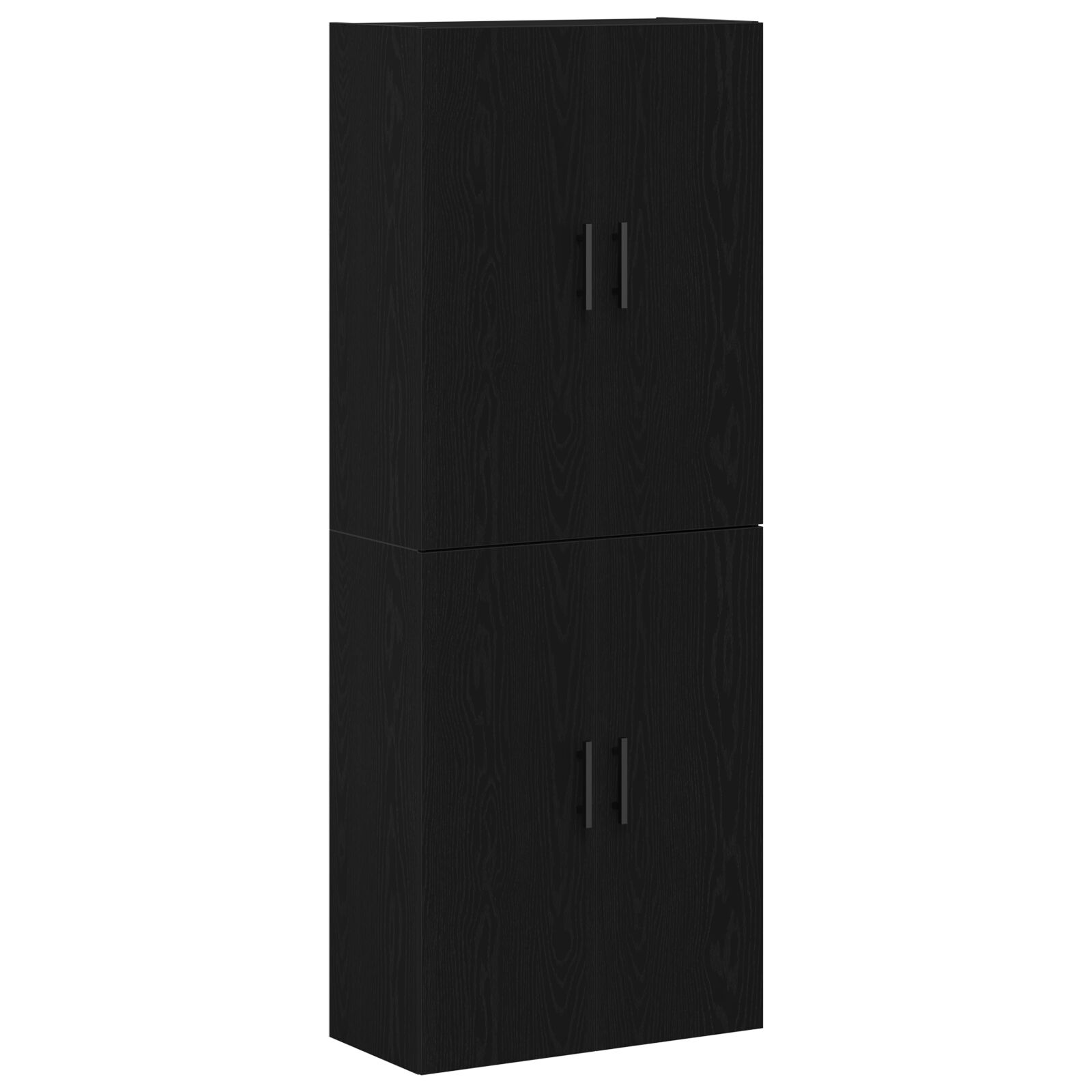 vidaXL Armarios 2 pcs Roble Negro 69,5x34x180 cm Madera Elaborada