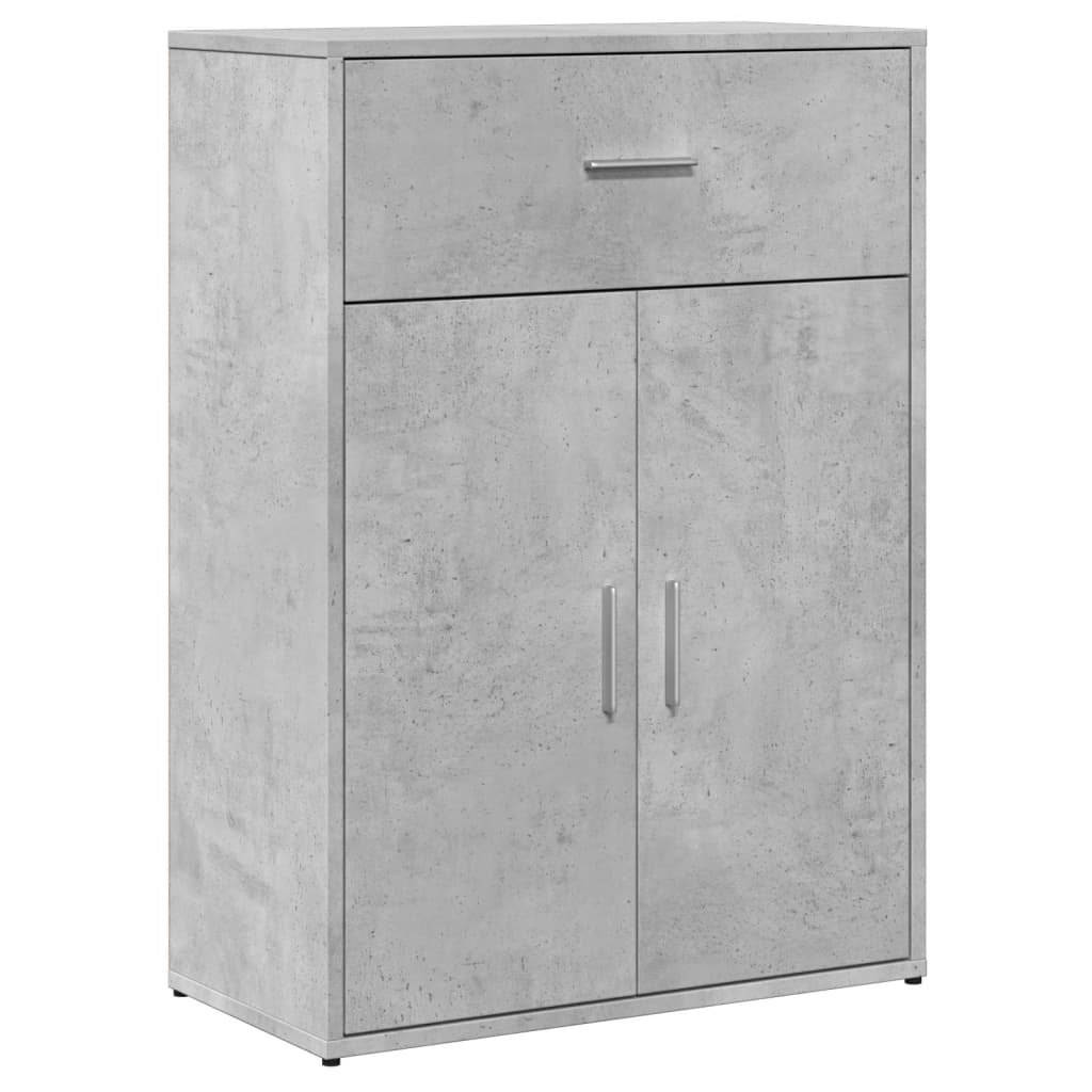 Aparador Vidaxl de Madera de Ingeniería 60x30x84 Cm - Gris Sonoma