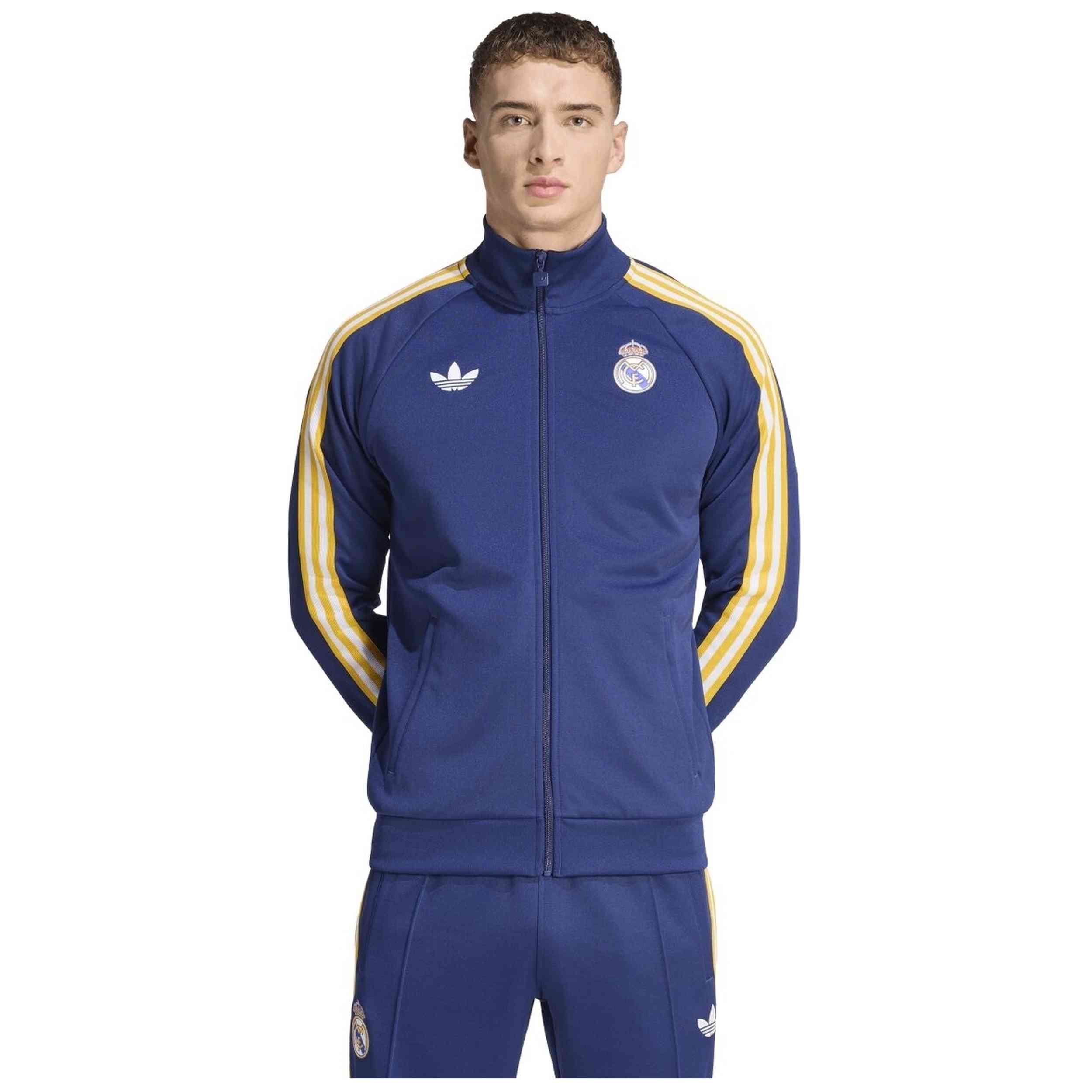 Chaqueta De Chandal Adidas modelo Real Madrid Originals Track Top "Dark Blue" para hombre y mujer en color Azul