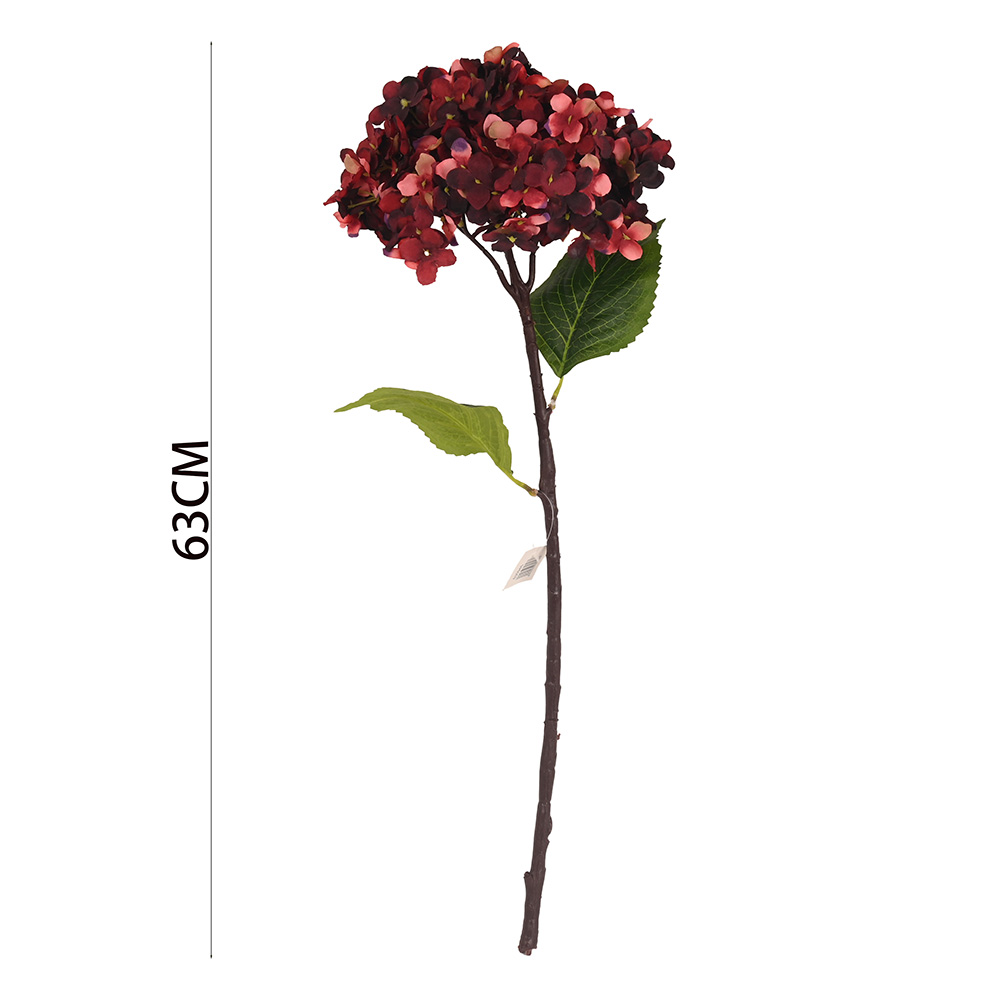 Poenia Arte Floral - Vara Hortensia Artificial 63cm - Pack de 2