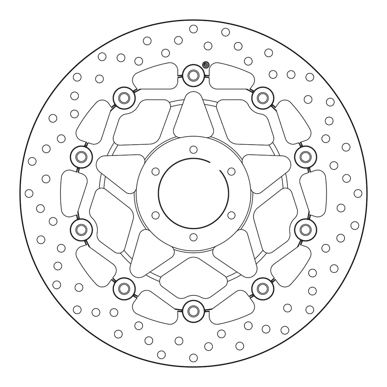 Disco De Freno Flotante 78B410b4 78B408B4