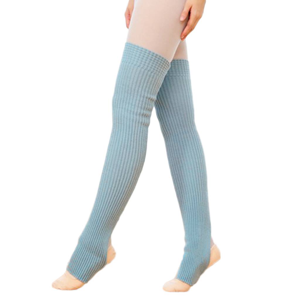 TK Calentadores De Piernas De Moda Calcetines Largos Sin Pierna Talla Unica Para Mujer Invierno Danza Yoga Ballet Transpirables