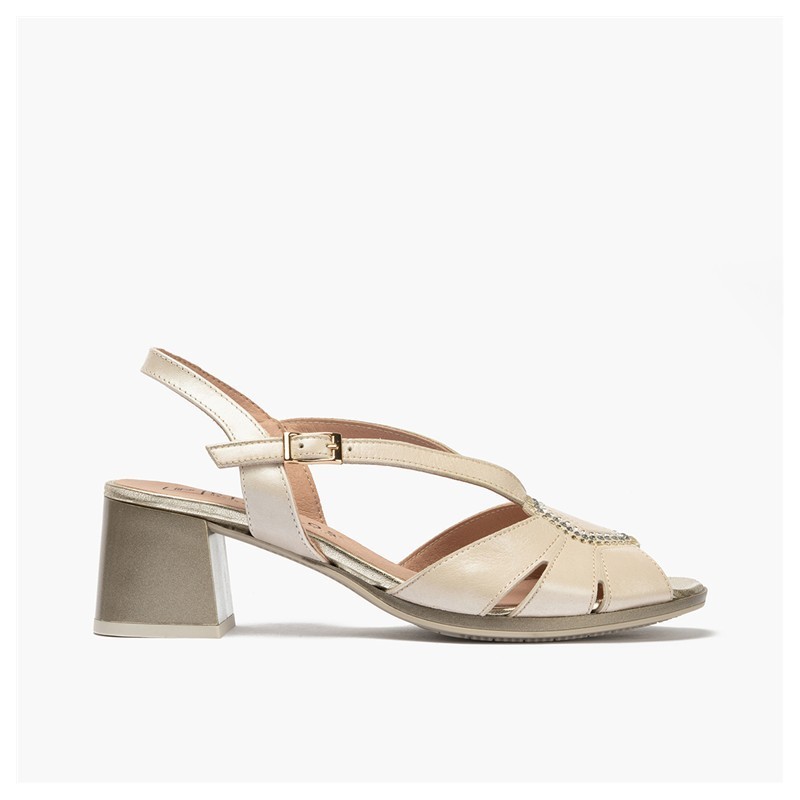 Sandalias altas mujer PITILLOS 11215 ORO SANDALIA CRISTALES ORO 38456 26V