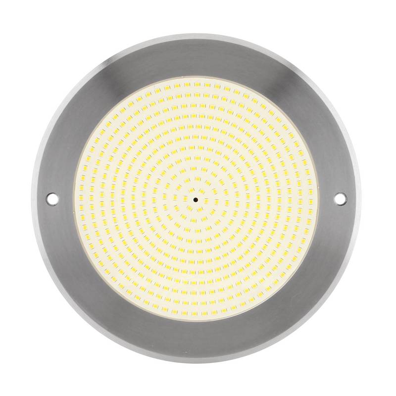 LEDBOX Lámpara LED SLIM 5mm Ø230mm para piscinas,  12V AC/DC, IP68, 35W, acero inox 316, Blanco neutro. Bombillas Led, Bombillas Led Piscinas