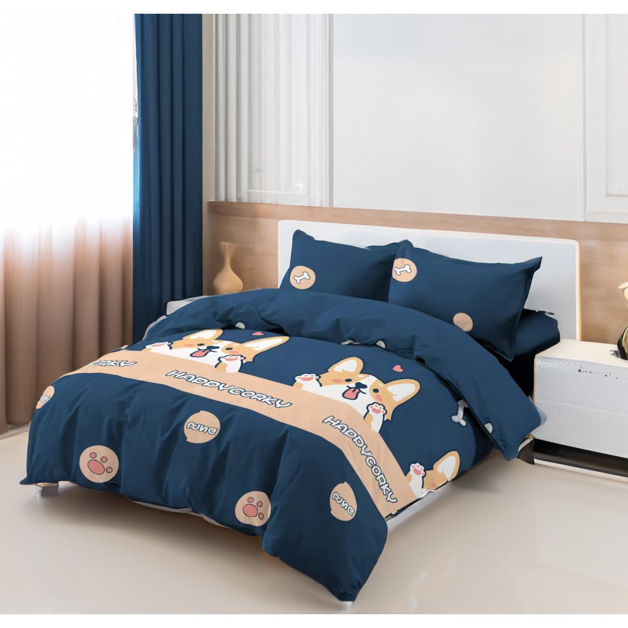PLUSHOME Juego Funda Nórdico Cama 90-180cm 3 o 4 Piezas Microfibra