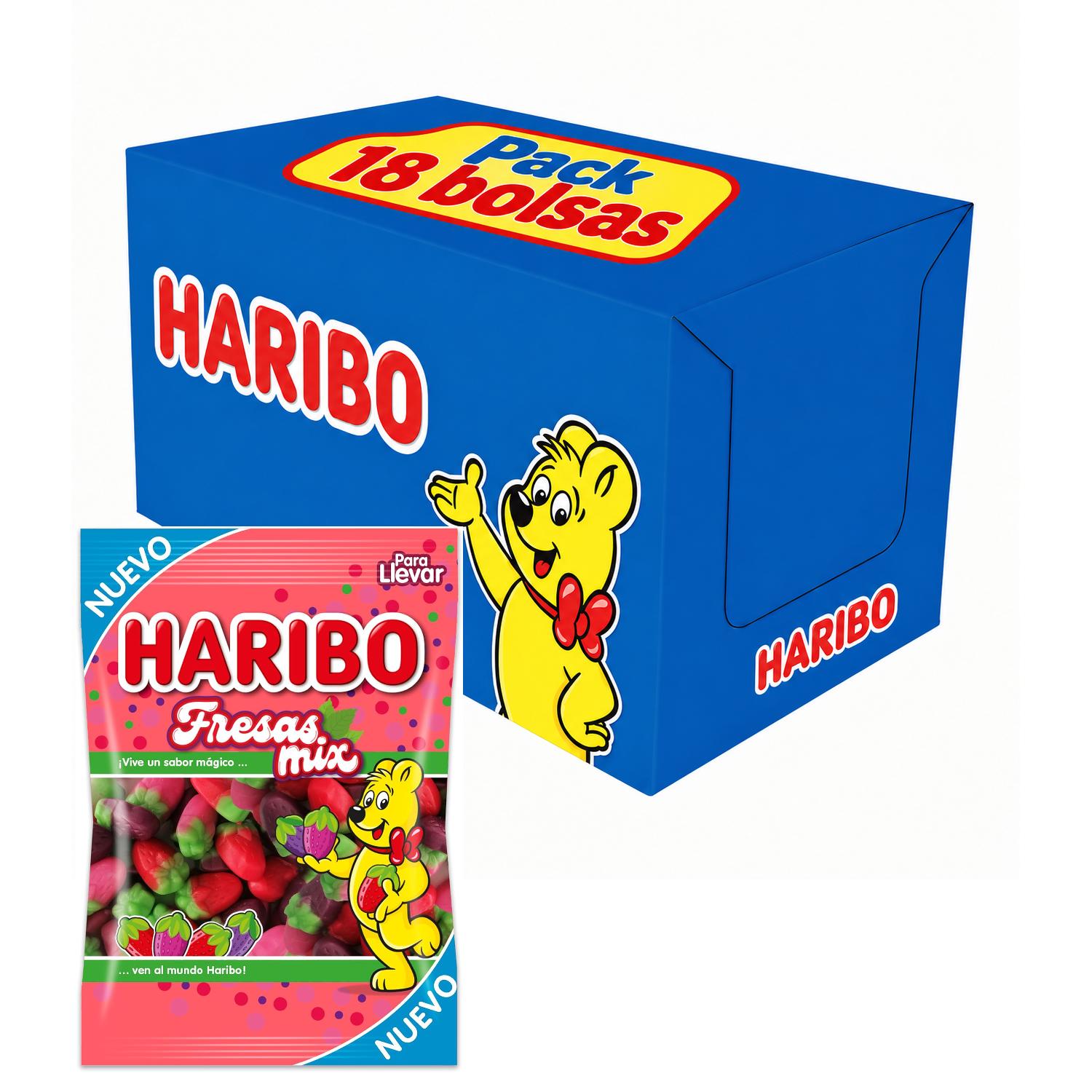 [Pack Ahorro] HARIBO FRESAS MIX 18B X 100G (1800 gr)