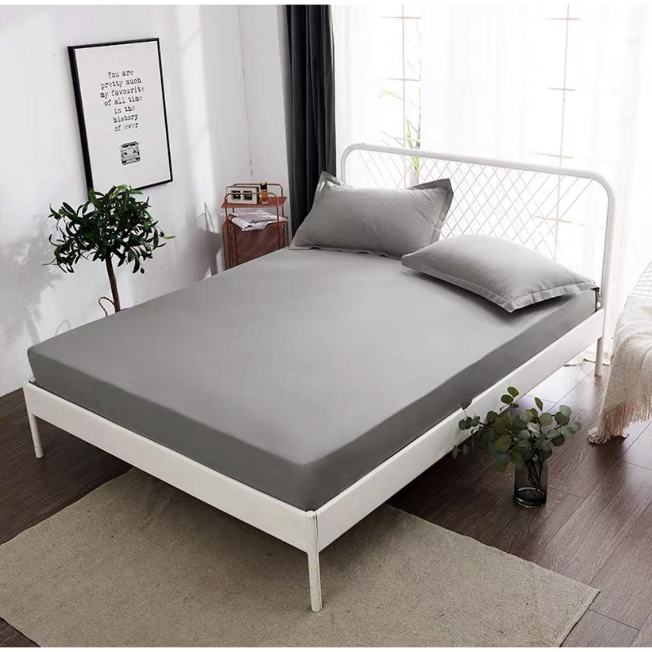 Sabana Bajera Ajustable Elastica 100% Poliéster de Alta Calidad, Funda Colchón Para Camas de 90/105/135/150, Hasta 30cm de Profundidad