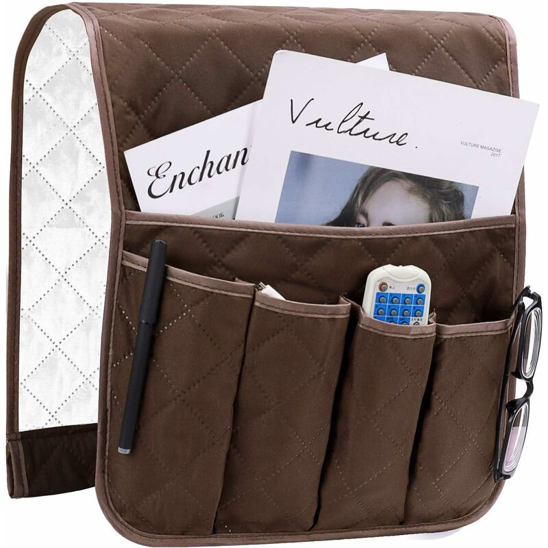 Organizador de Reposabrazos para Sofá y Sillón en Color Marrón