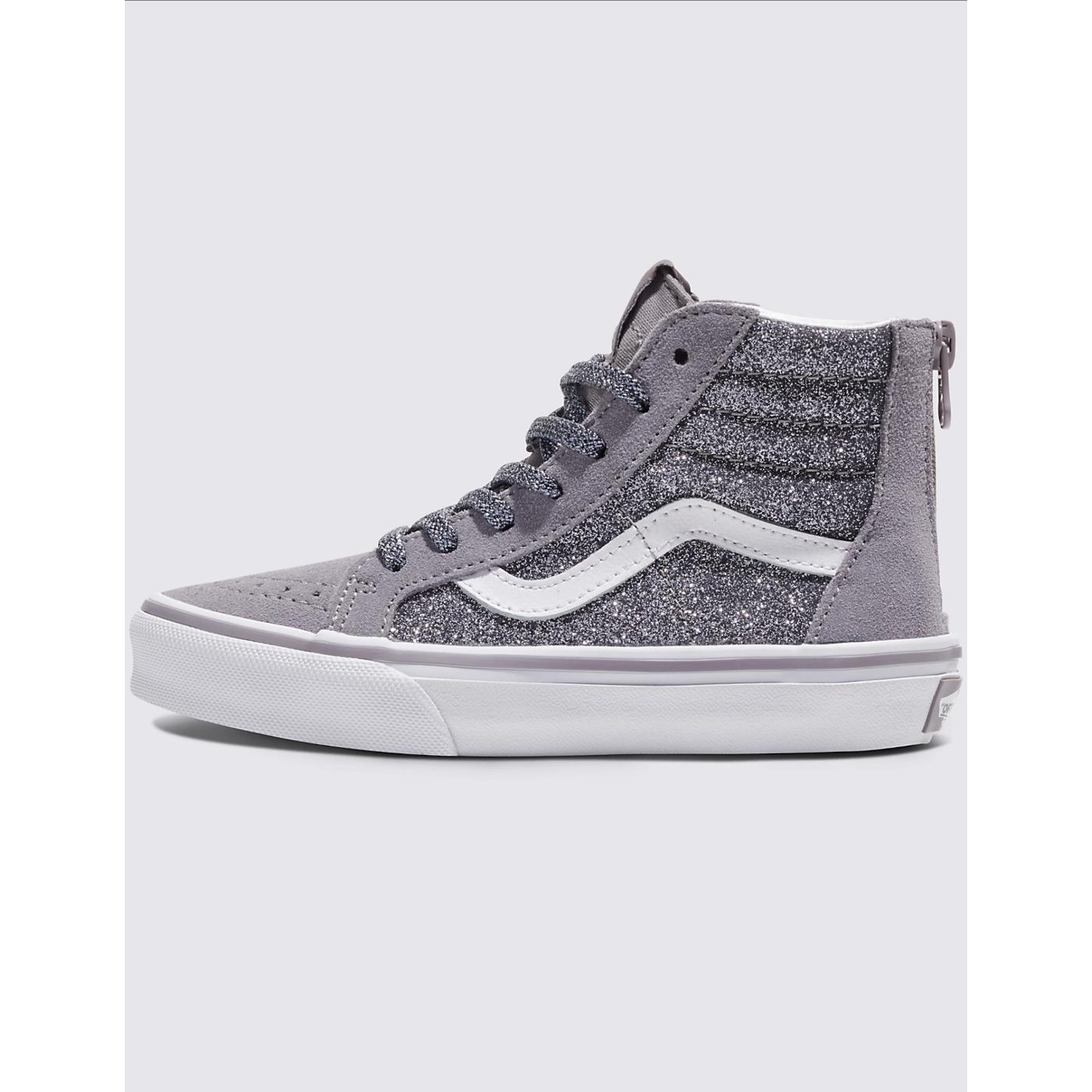 VANS SK8ZIP GLITTER GUMMETAL