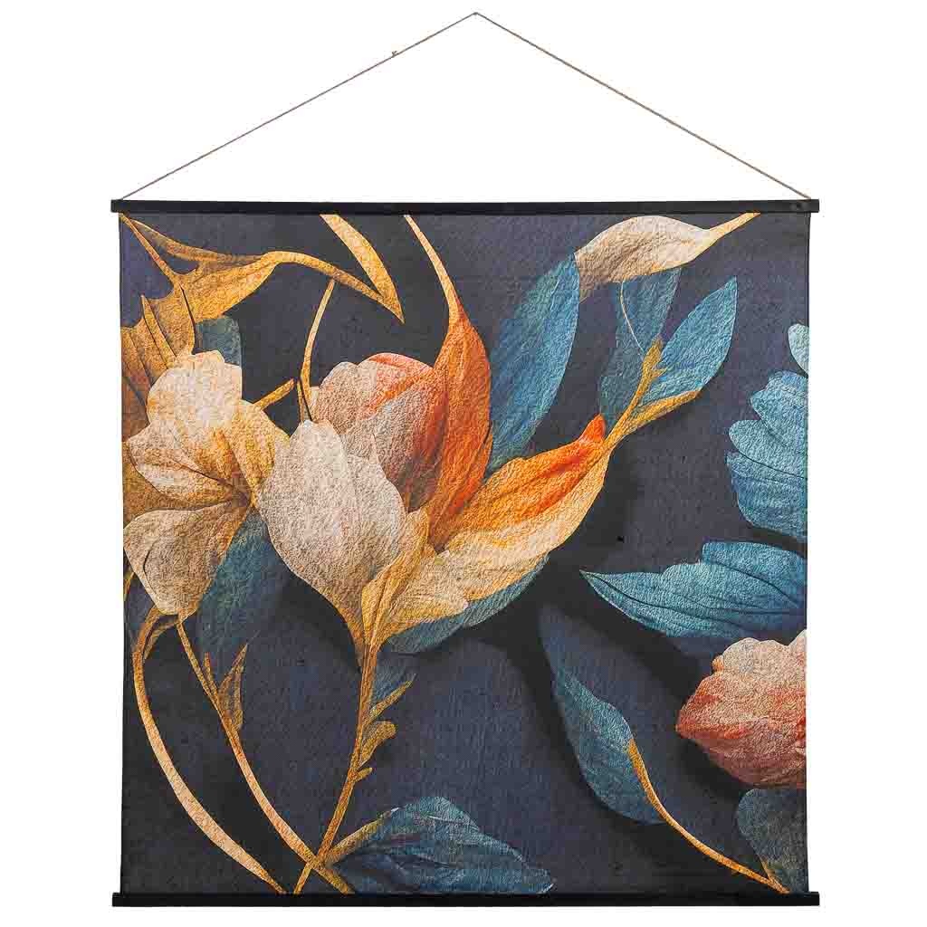 Wonderlust Deco - Lienzo pergamino de tela impresa 145x145x1,7 Multicolor 145x145x1,7