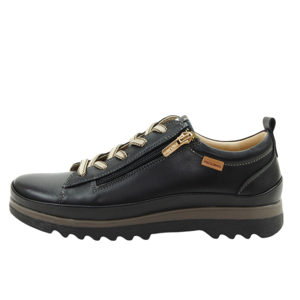 Pikolinos mod. 6979 zapato casual para mujer en piel natural, cordones