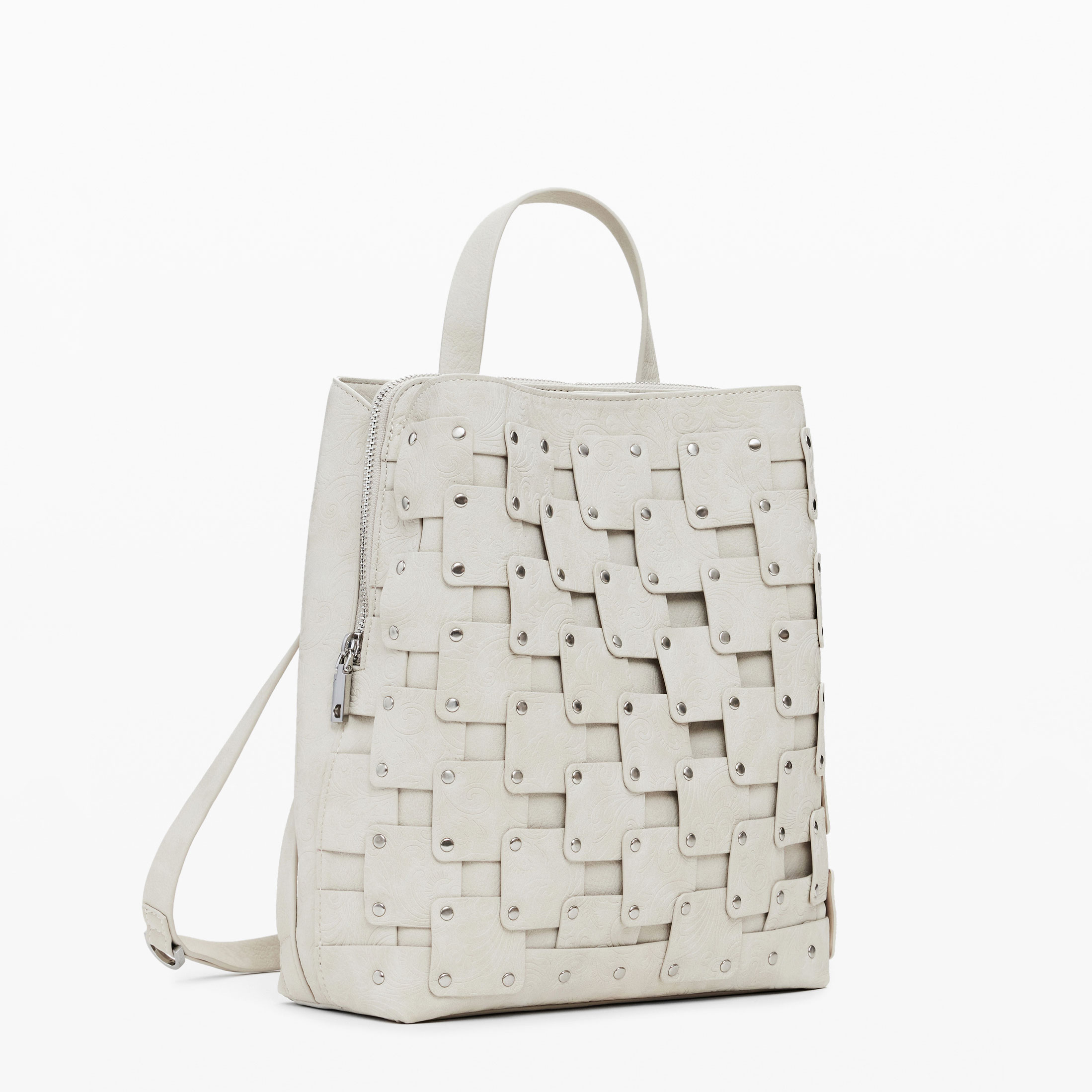 Desigual Mochila parches efecto piel mediana 25WAKP40-6006 , para Mujer