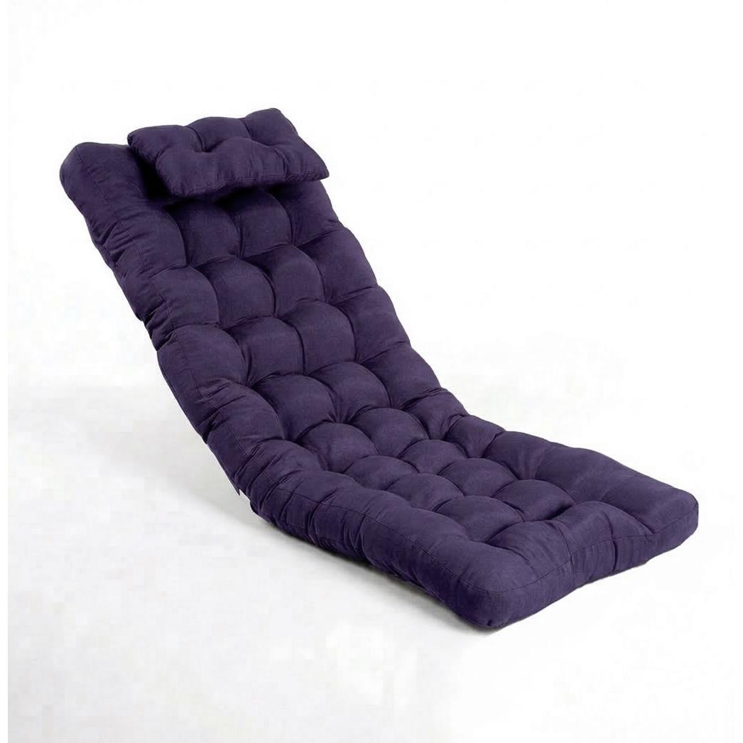 E-LONG Acolchado para Tumbona de Playa, Jardín, Piscina, Terraza (PACK de 2) - Colchoneta Ergonómica Exterior