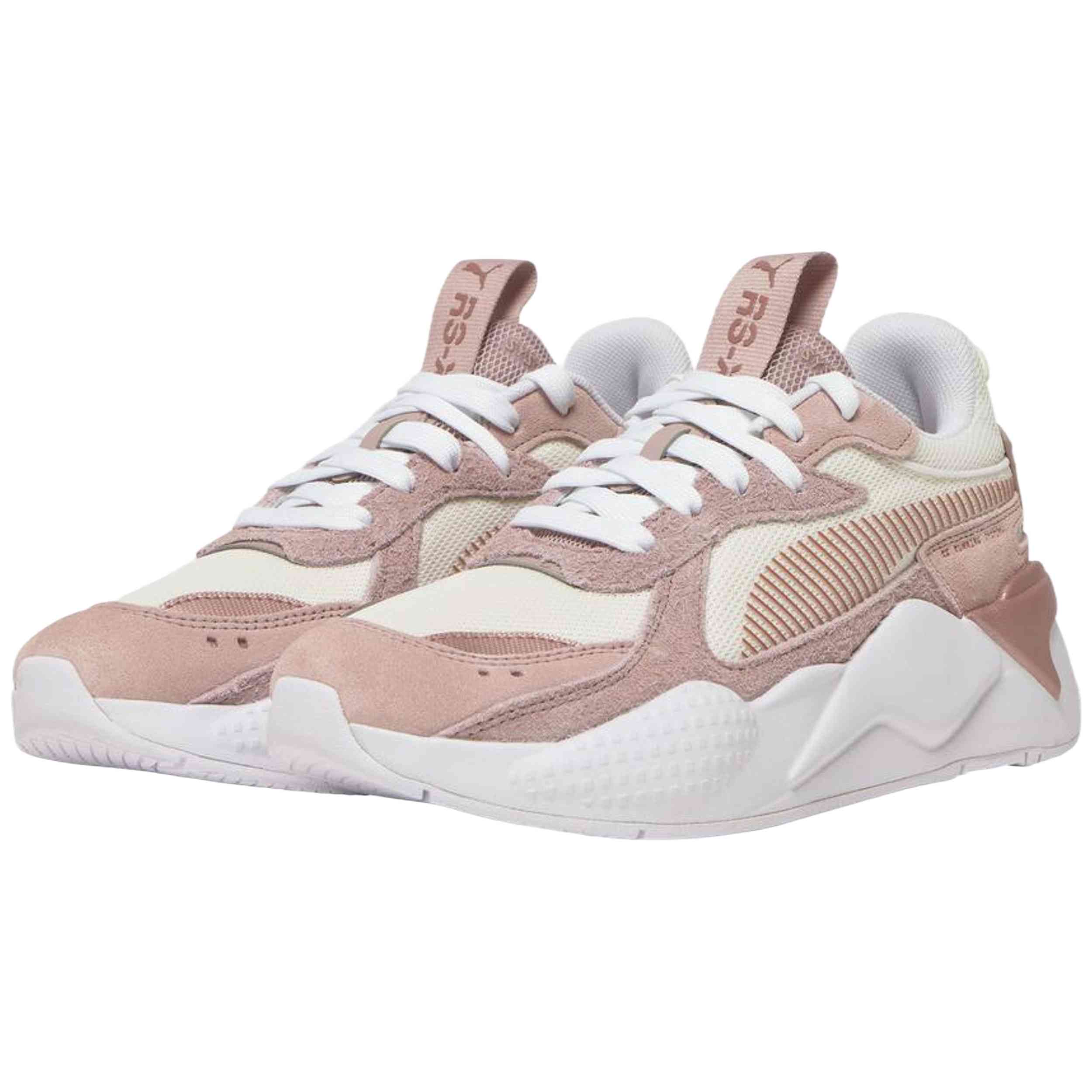 Zapatillas Puma modelo RS-X Heritage "Blanco-Rosa" para hombre y mujer en color Blanco