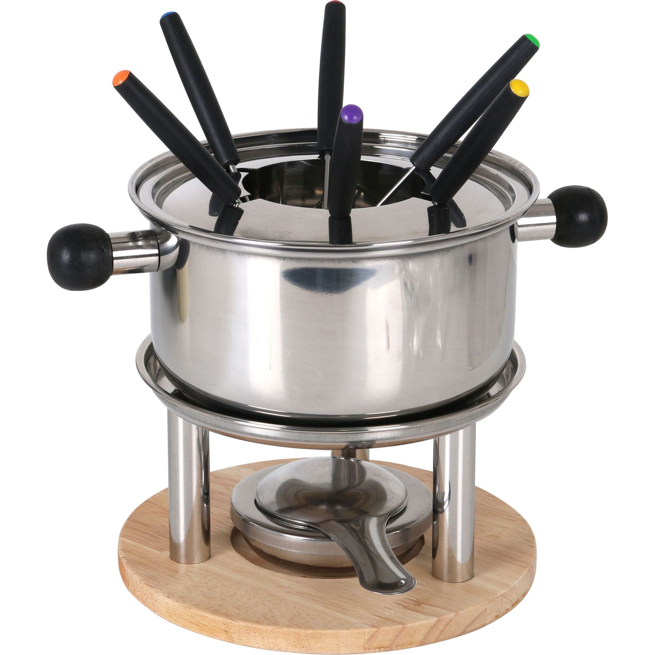 Santa Clara - Fondue Acero Inoxidable para 6 Comensales - Duradera y Estilizada, Fácil de Limpiar y Mantener