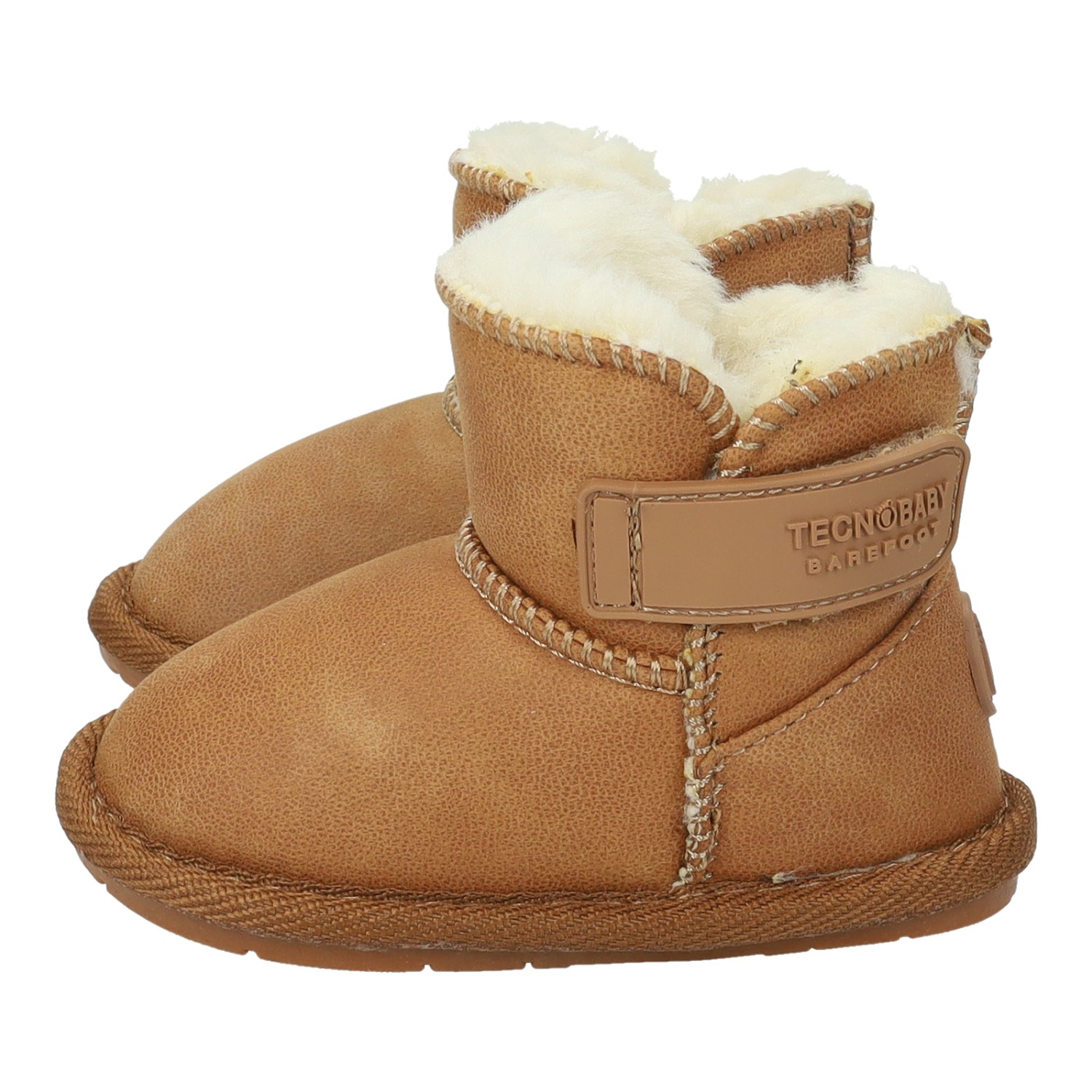 Botas-botines marca OSITO para niña en color marrón. Botitas para niños con forro de borreguito - Ositos, cómodas y cálidas, suela flexible, color marrón