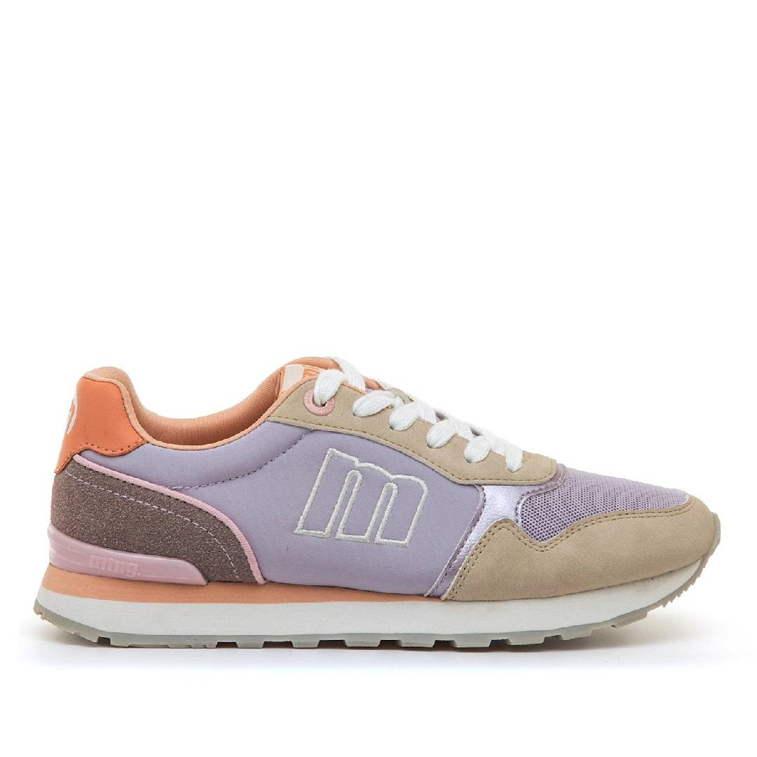 Zapatillas urban Mustang joggo classic menta con detalles beige