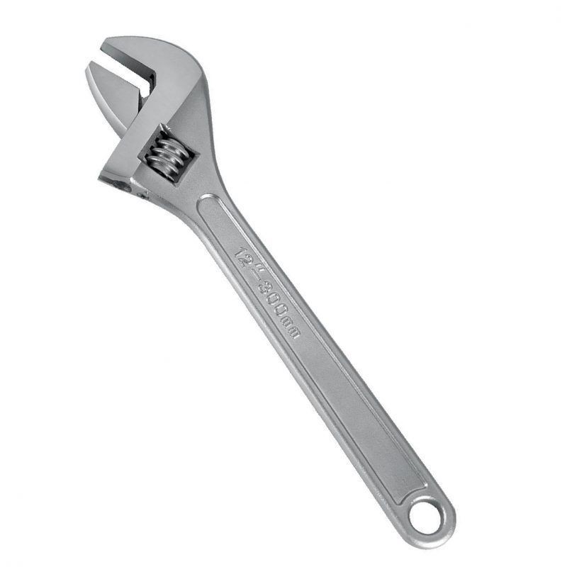 Llave Ajustable 300mm Alyco - Acero Cromo-vanadio