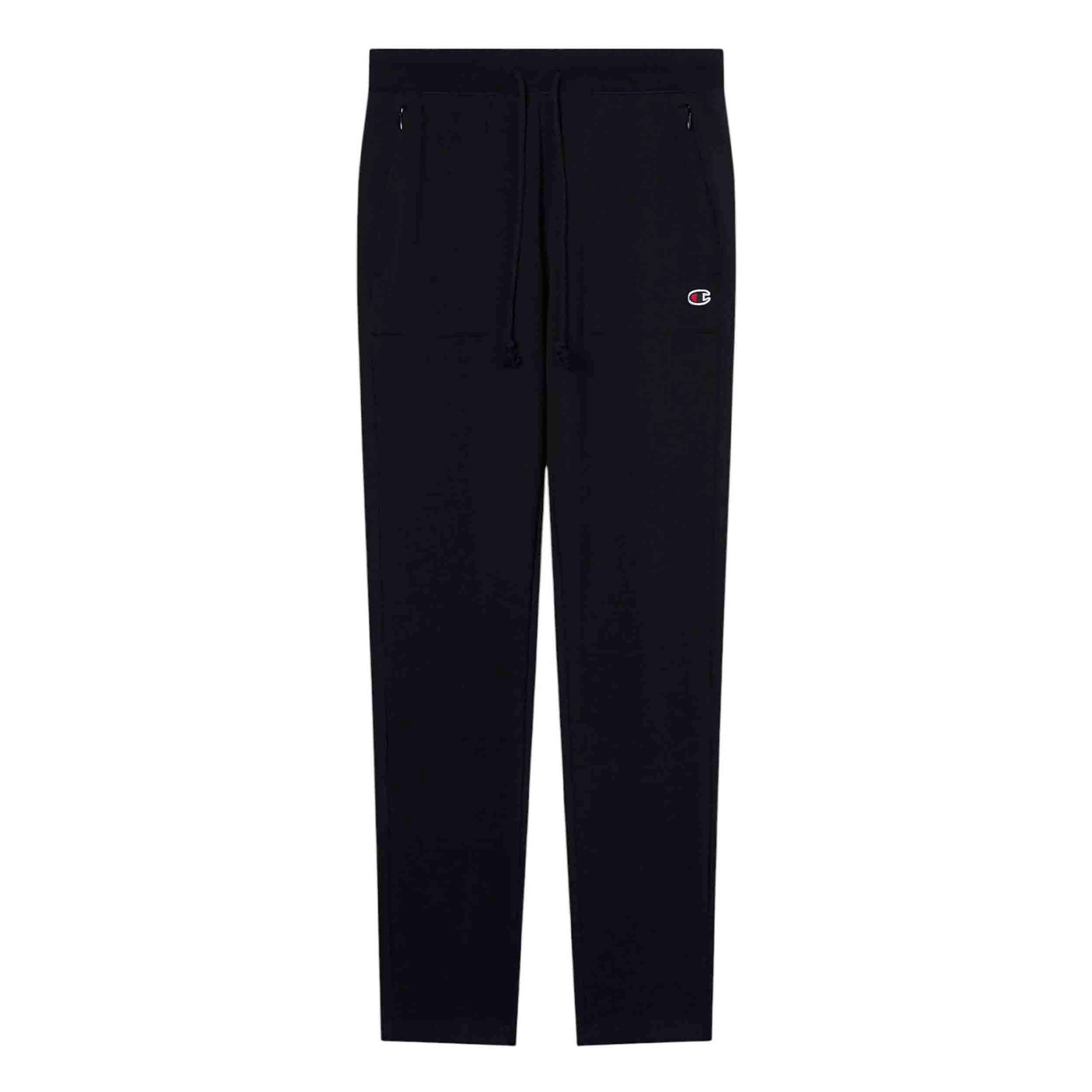 Champion - Pantalón de chándal Slim para mujer con cintura elástica y bolsillos con cremallera, estilo deportivo casual
