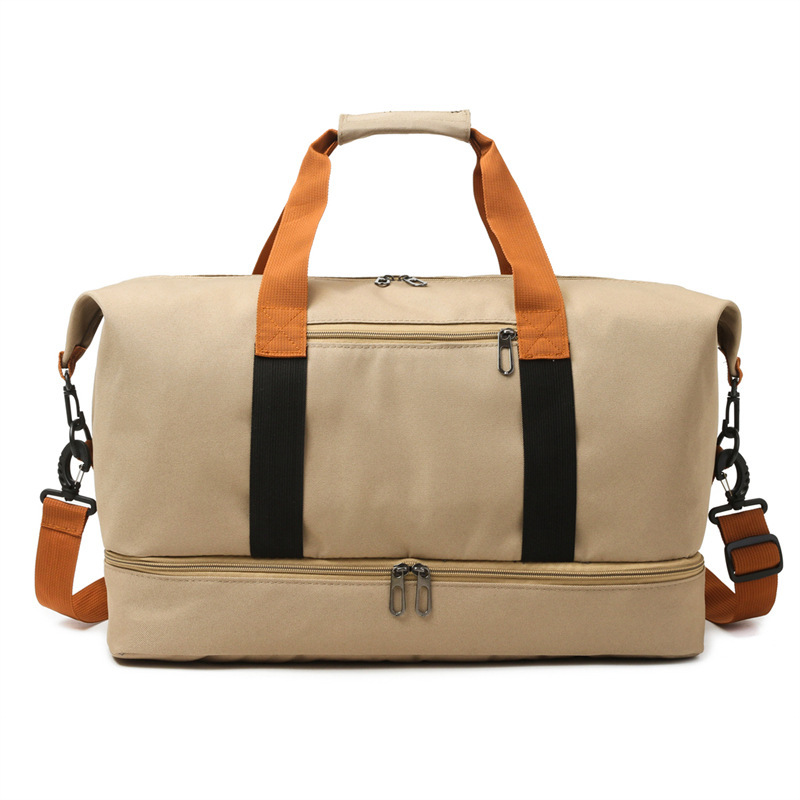 Bolsa De Viaje De Gran Capacidad Para Hombres Y Mujeres Impermeable Bolsa Deportiva Para Fin De Semana Bolsa Mensajera Seca Y Húmeda Estilo Fashion