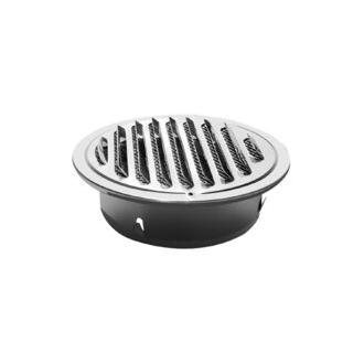CA Rejilla de ventilación promocional: Rejilla de ventilación redonda, Rejilla de ventilación de acero inoxidable, Ventilación con malla, Rejilla de ventilación redonda para tubo de escape, Ø 10