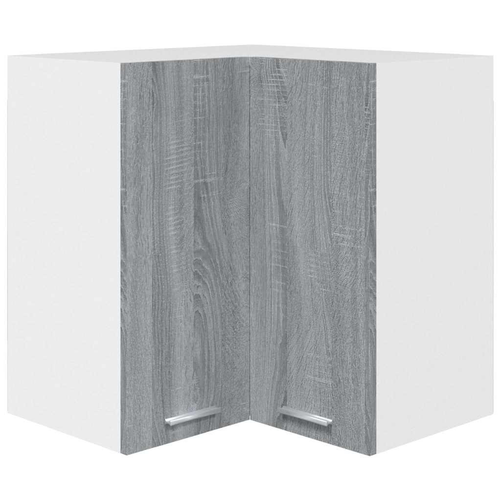 vidaXL Armario esquinero colgante de cocina "Lyon" gris Sonoma 57x57x60 cm madera de ingeniería
