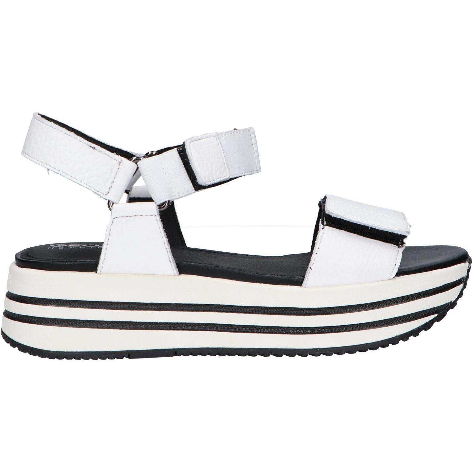 GEOX D25RSA 00046 D SANDAL KENCY C1000 WHITE Women's Sandals