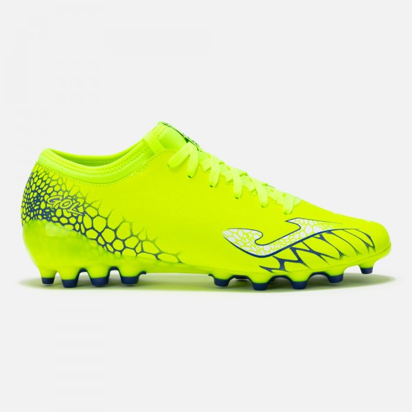 Zapatilla Fútbol Hombre Joma Gol 2509 Amarillo Flúor Flexible