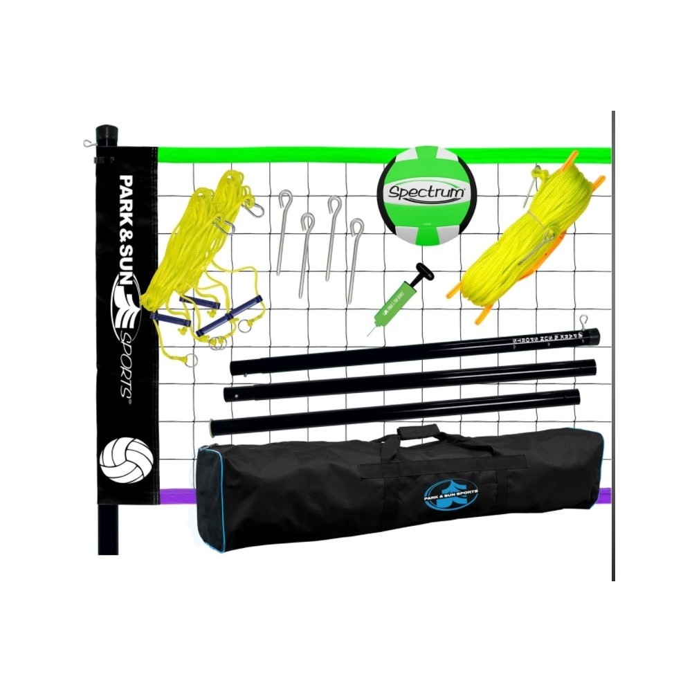 Park and Sun Spiker Steel Sport Volleyball Net System