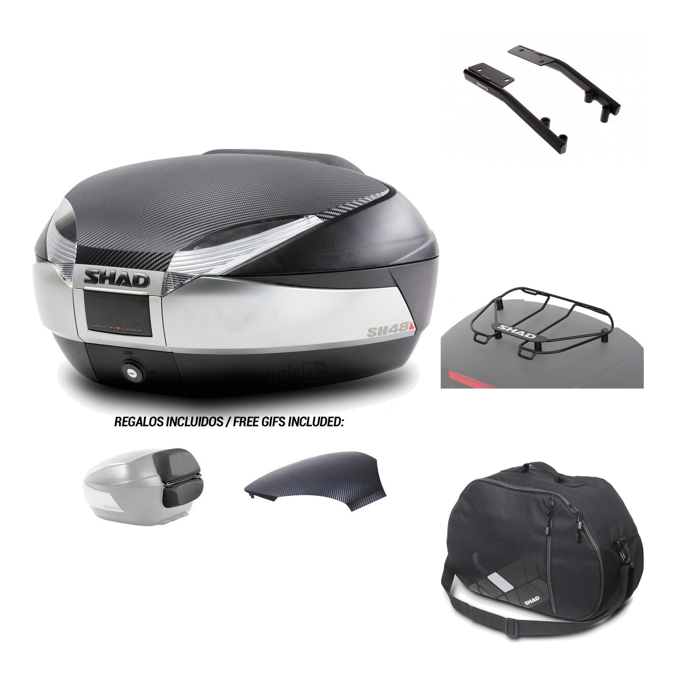 Baul Trasero + Herraje Montaje + Accesorios Sh48 KIT-180397