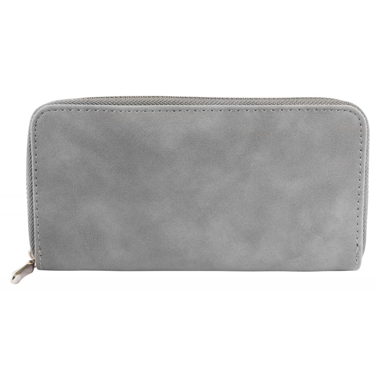 Mestre Artesão® Cartera Cinza Mujer em Pele Sintética - 0066