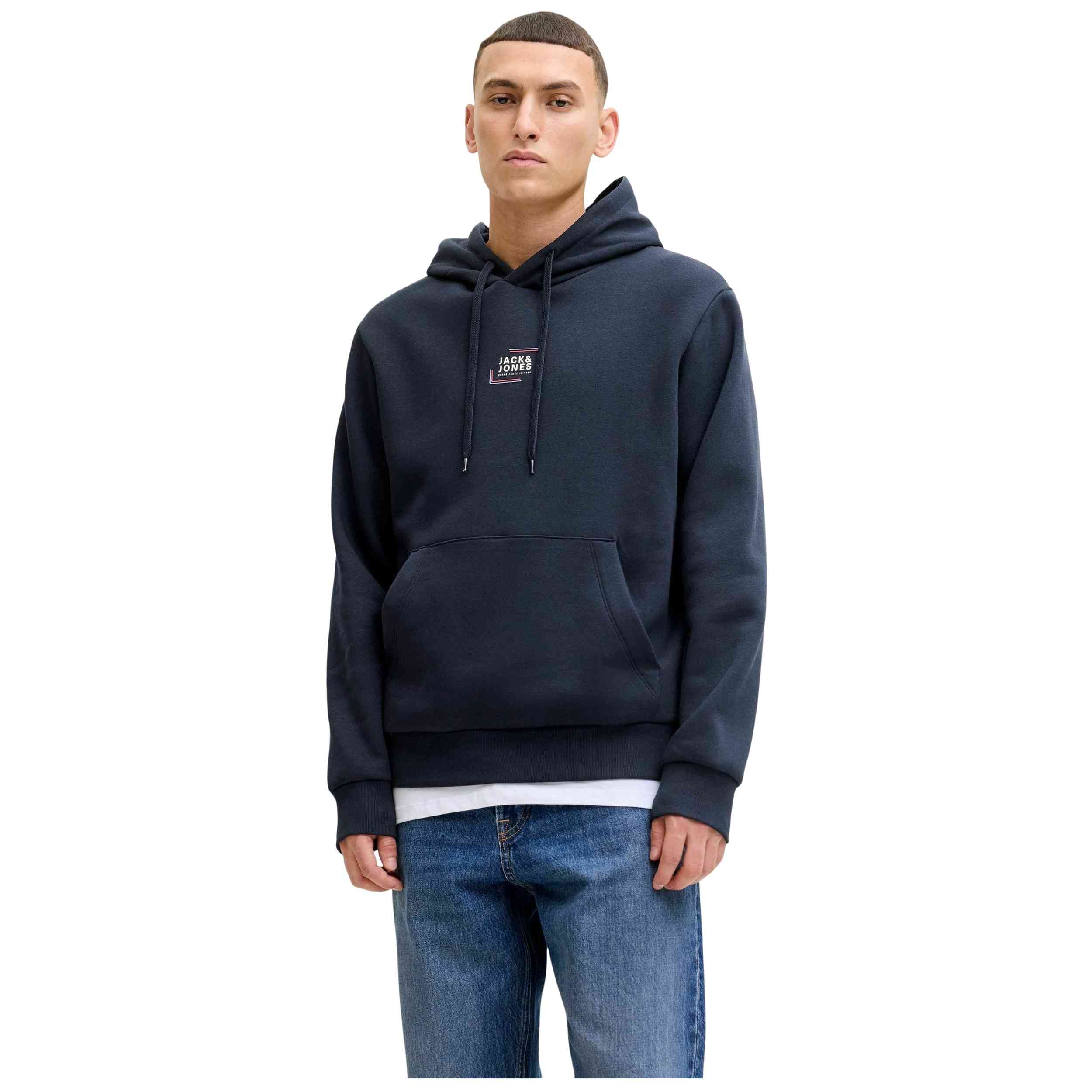 Sudadera Con Capucha Jack & Jones modelo 12268422-NVY para Hombre en color Azul
