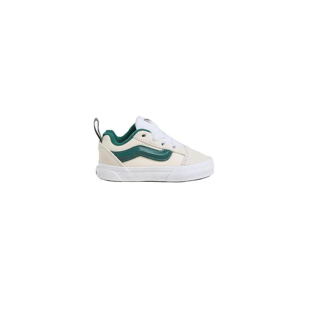 Zapatilla Baby Vans Knu Skool Beige Verde