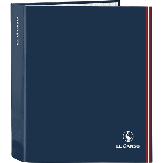 SAFTA  CARPETA 4 ANILLAS 35MM LOMO ANCHO EL GANSO "CLASSIC" - Carpeta Anillas Licencia Oficial - Diseño Exclusivo - Ideal para Uso Diario - Material Duradero - Compatible con Hojas A4
