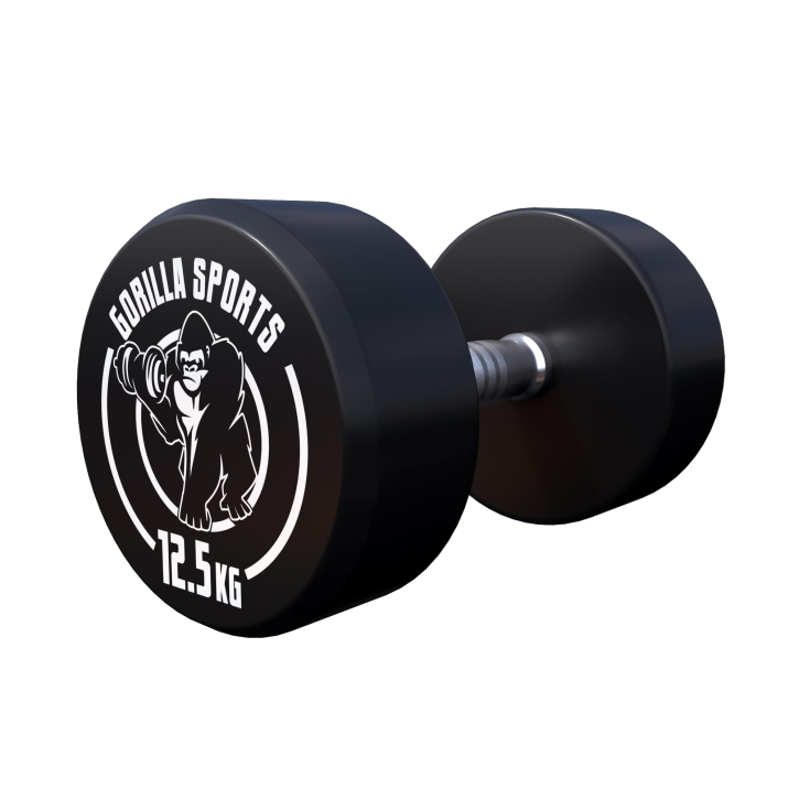 Gorilla Sports Mancuerna fija redonda