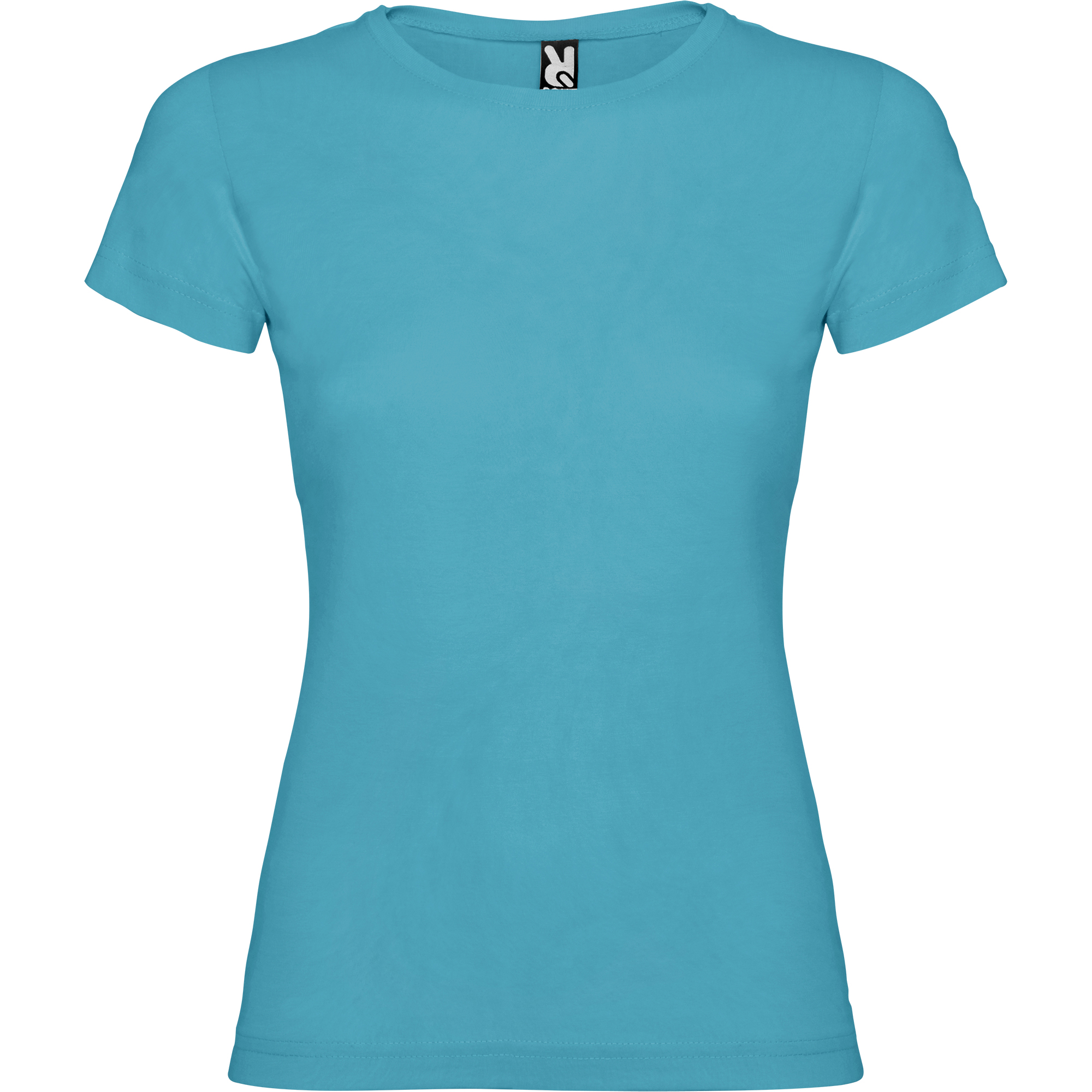 Camiseta de niña manga corta entallada Roly - Jamaica 100% algodón punto liso