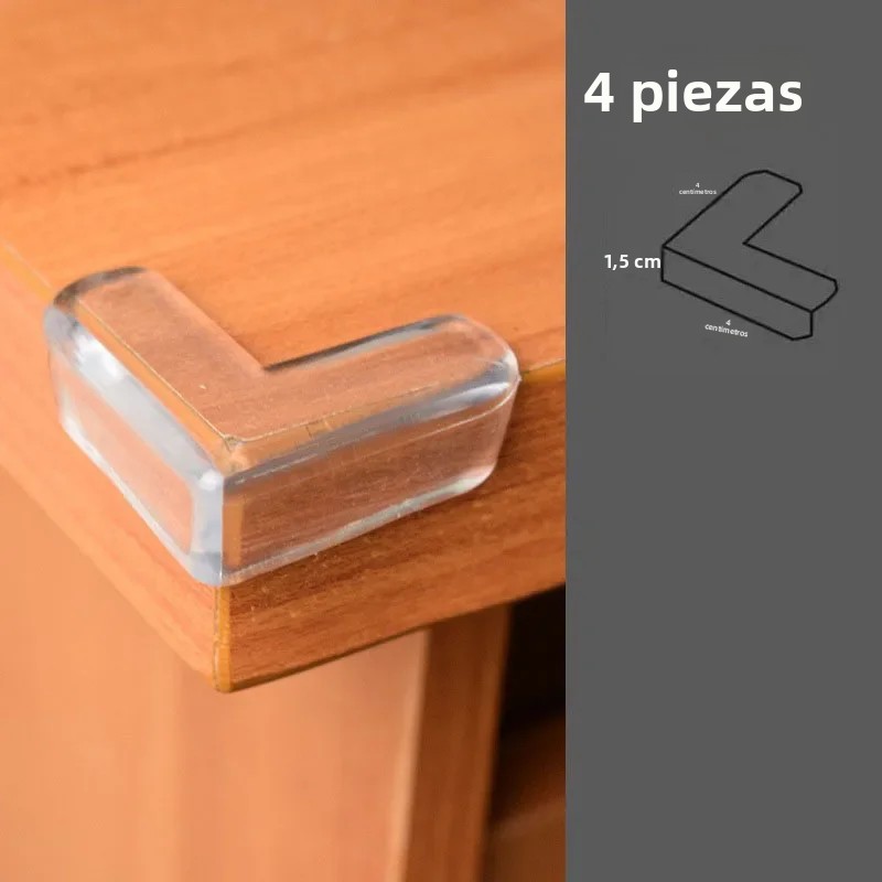 TK 4Pcs/10PCS Protección De Esquinas Para Bebés Y Niños En Silicona Segura Cubierta De Protección Para Muebles Previene Collisions