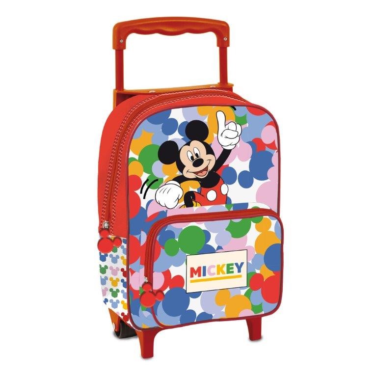 Bolsos Hf Trolley Peq. Mickey Classic Producto Oficial Producto Escolar Niños Niñas