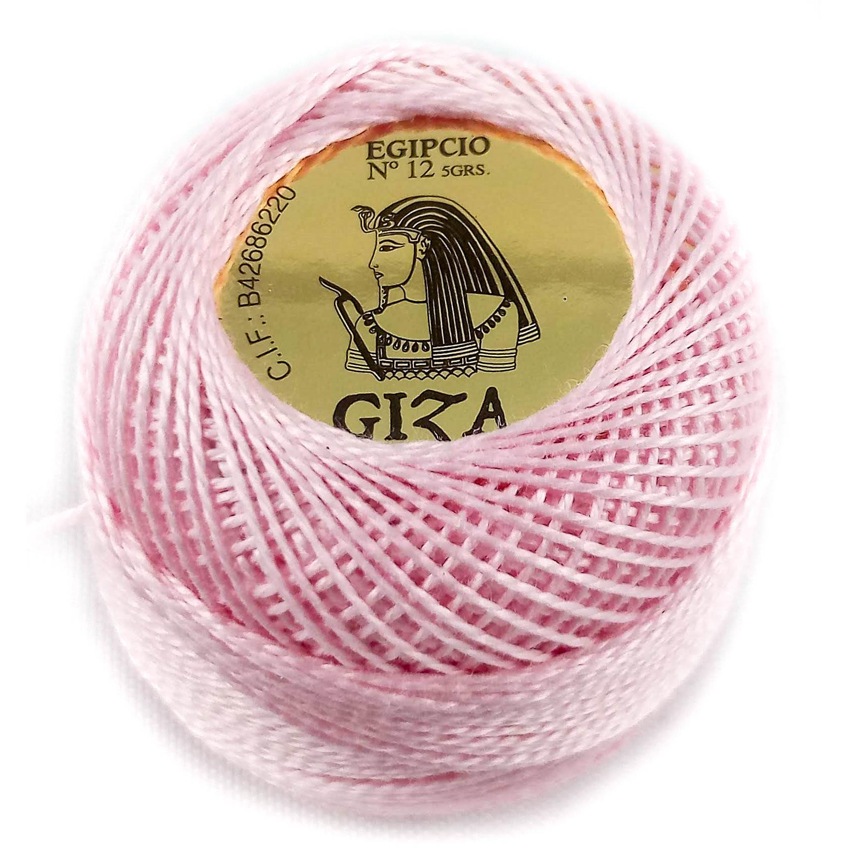 Ovillo de Algodón 100% Giza 5gr Nº12 - Blanco, Crudo y Colores Sólidos