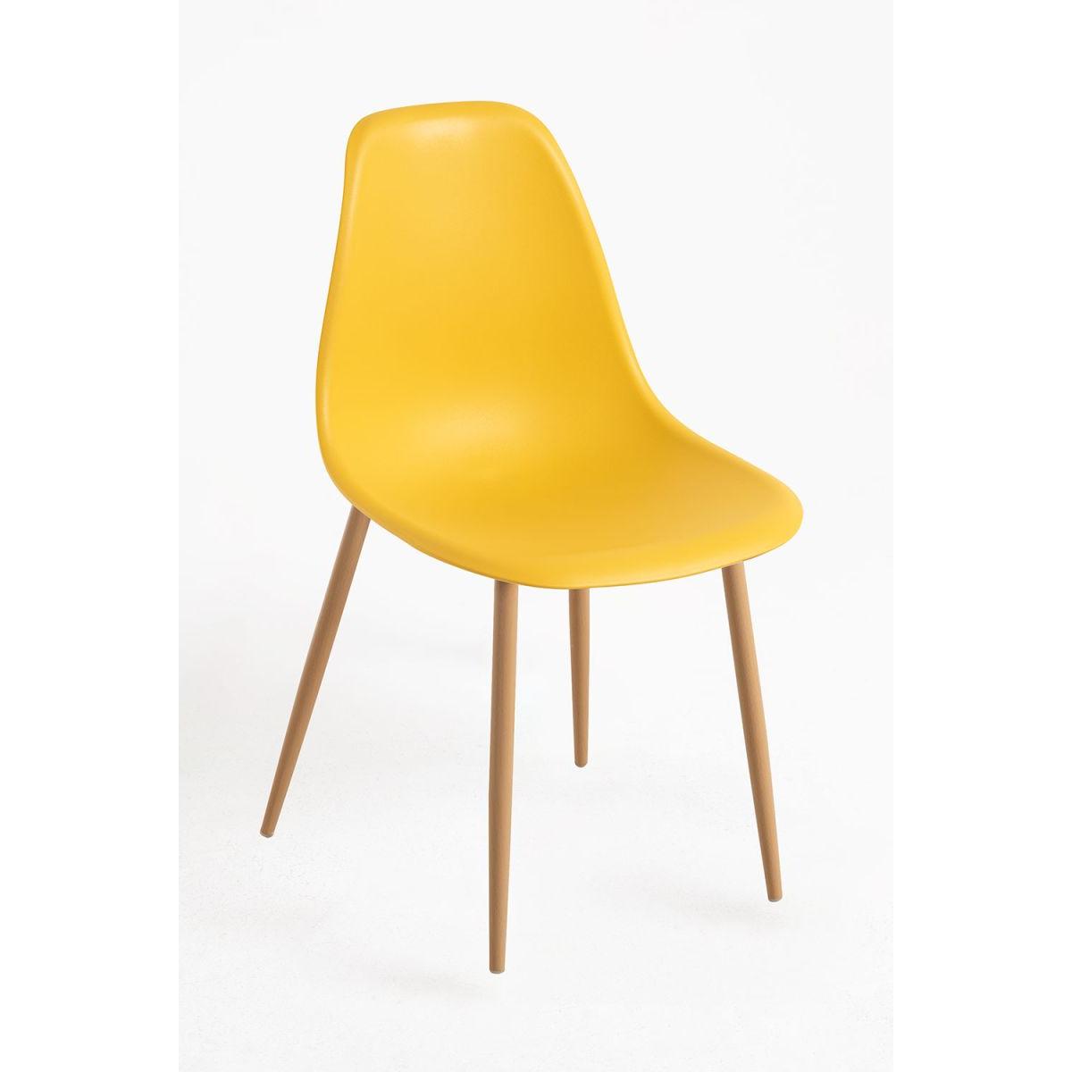 Regalos Miguel - Sillas Comedor - Silla Mykle - Mostaza