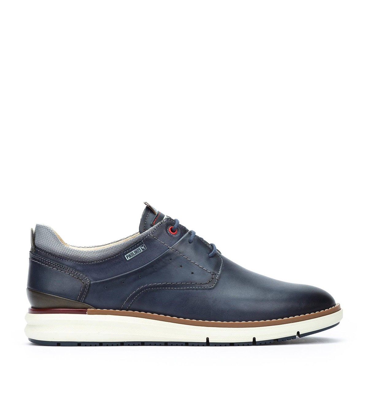 ZAPATOS MARINO DE PIEL CON CORDONES HOMBRE PIKOLINOS MANACOR M1A-4276C1