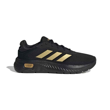Zapatillas Adidas Cloudfoam Comfy Negro Dorado Mujer JH6829