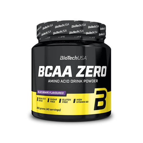 BCAA Zero 360gr - Aminoácidos y Vitamina B6 para Mejorar el Rendimiento y Construir Masa Muscular de Biotech Usa