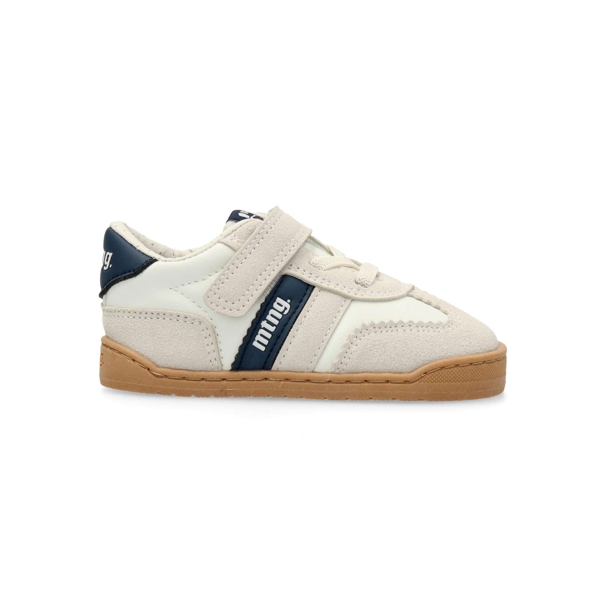 MTNG - Zapatillas deportivas Free Mustang para niña, horma amplia y drop 0 sin elevación de talón, suela de goma vegana, plantilla acolchada extraíble y cierre adherente