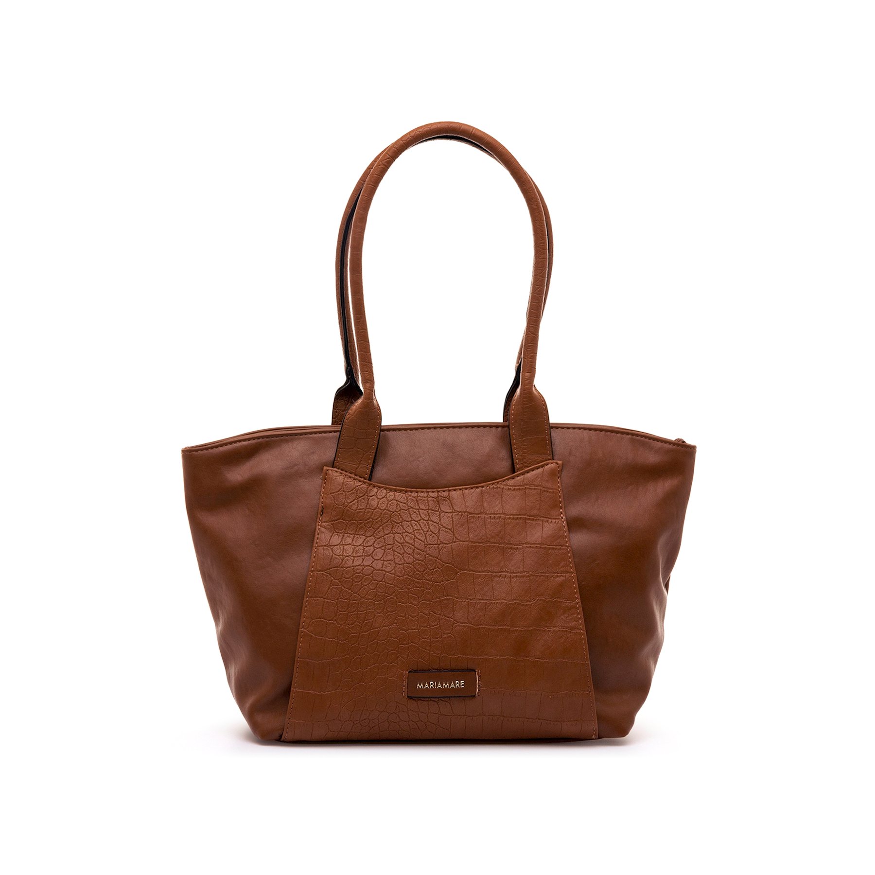 MARIAMARE bolsos mujer ceret marron con cierre cremallera