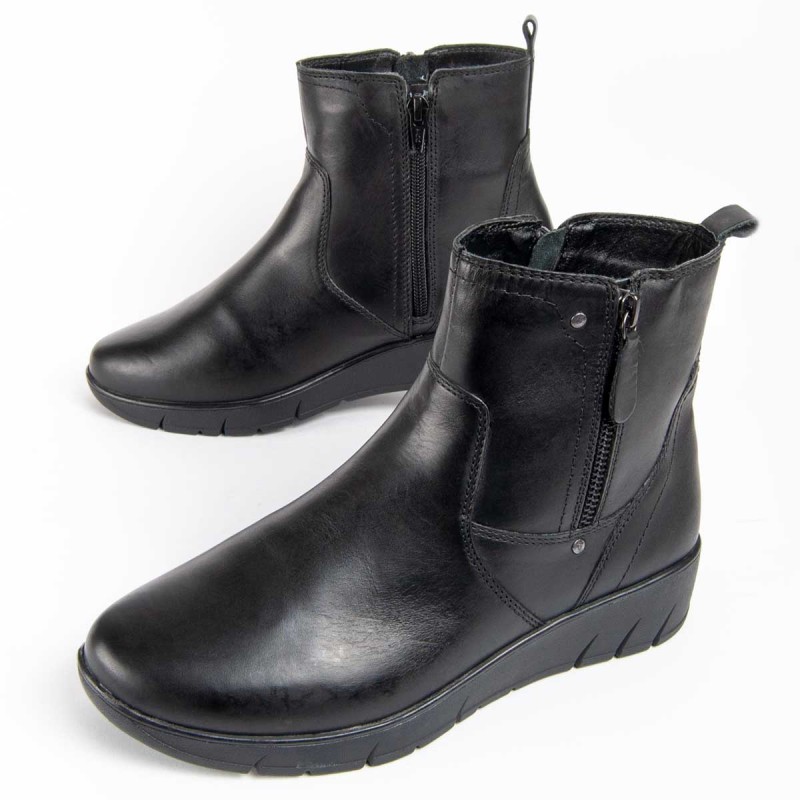 Botín Casual De Piel Para Mujer. Purapiel Botilina3 99469