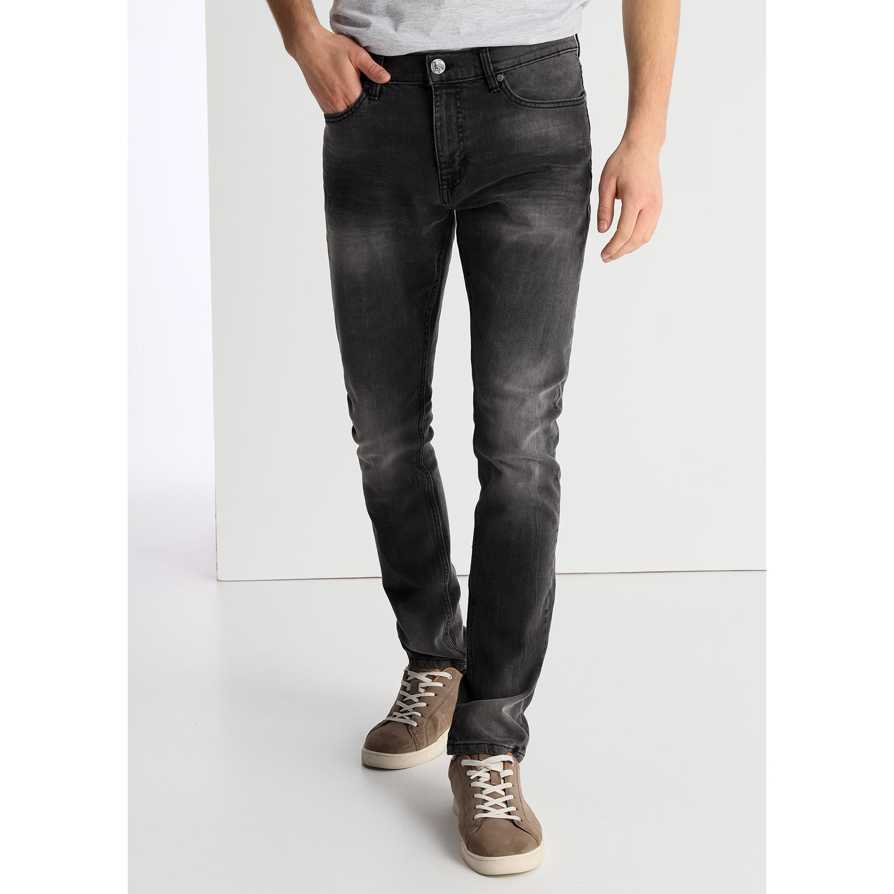 LOIS JEANS - Jeans lavado negro - Slim fit - Tiro Medio  - Tallaje en Pulgadas- Tallaje en Pulgadas