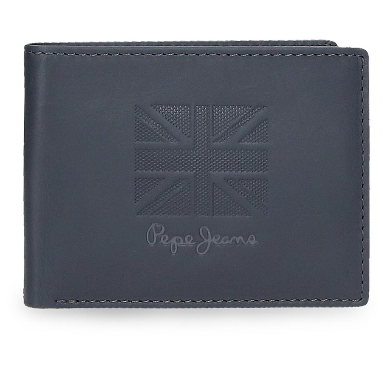 Billetero Pepe Jeans Denver en Piel con Protección RFID, Diseño Compacto y Funcional para Hombre